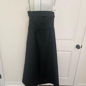 Elegant Black Strapless Dress